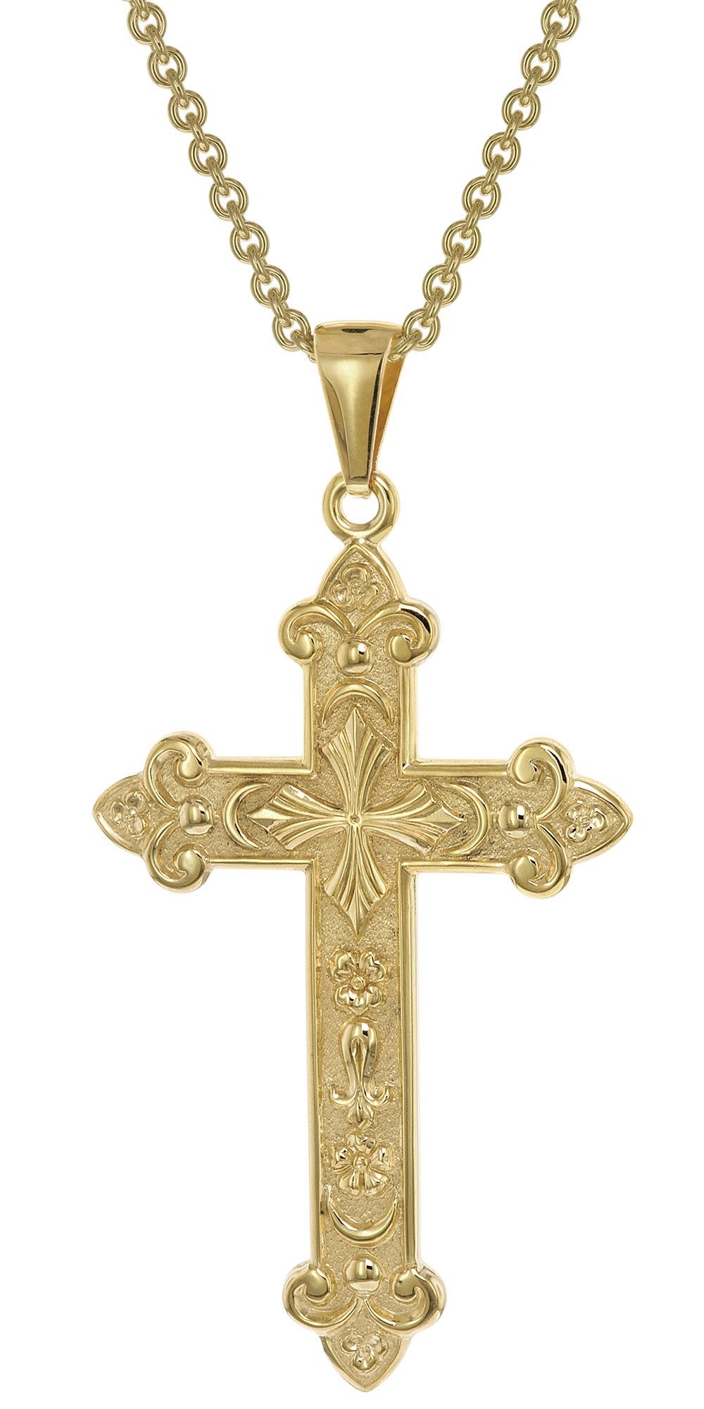 trendor Kette mit Anhänger Herren-mit orthodoxem Gold auf Silber 925 günstig online kaufen
