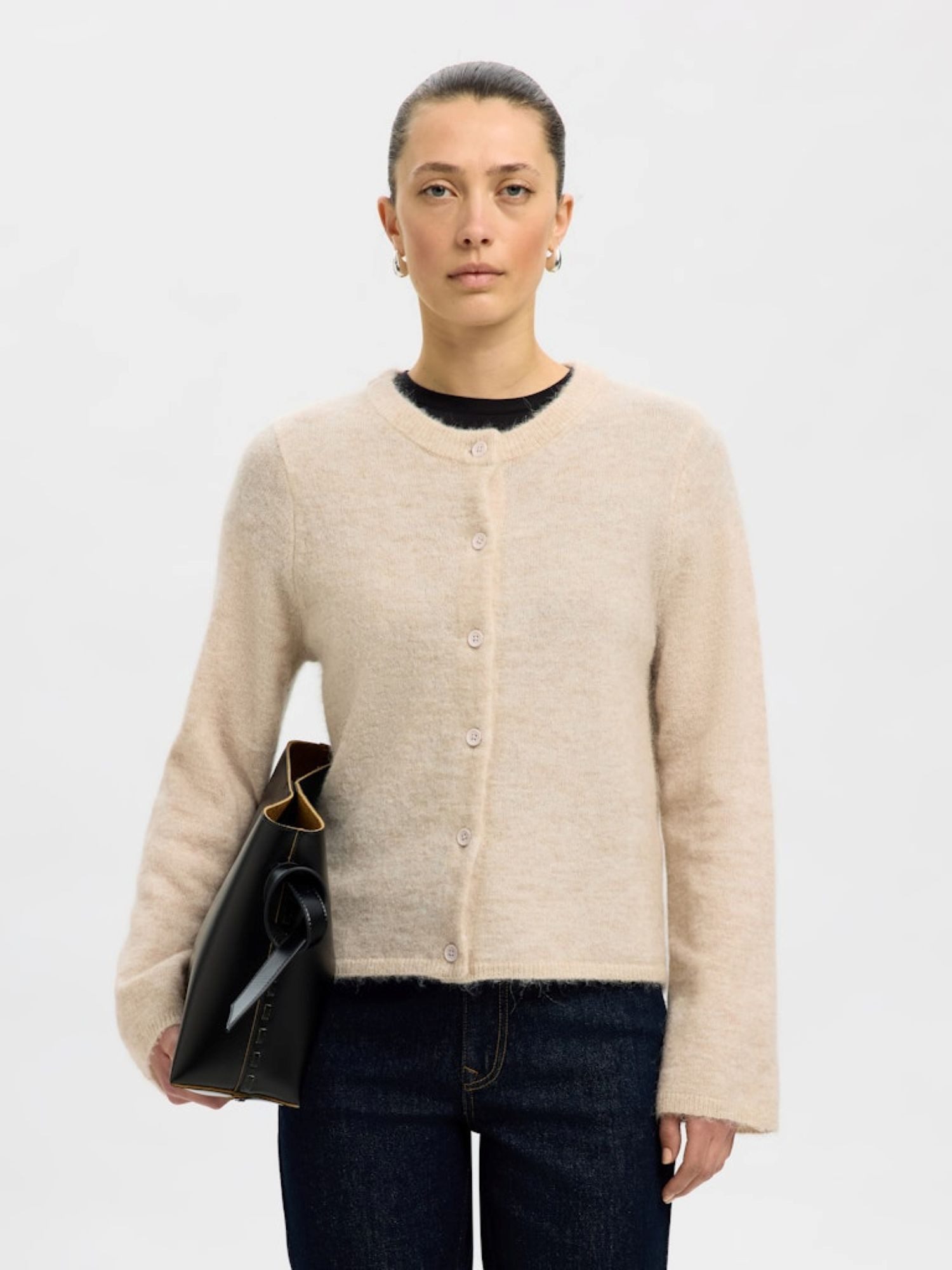 Selected Cardigan SLWLULU NEW LS KNIT CARDIGAN