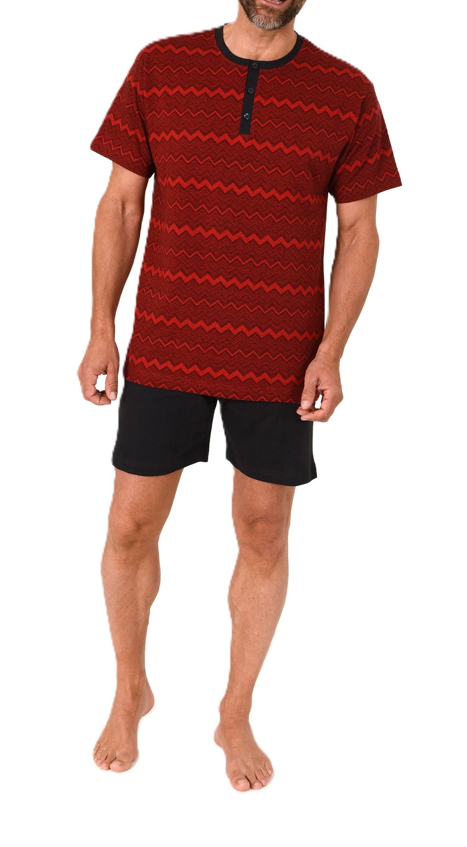 Pyjama Normann Herren kurzarm Shorty Pyjama – auch in Übergröße