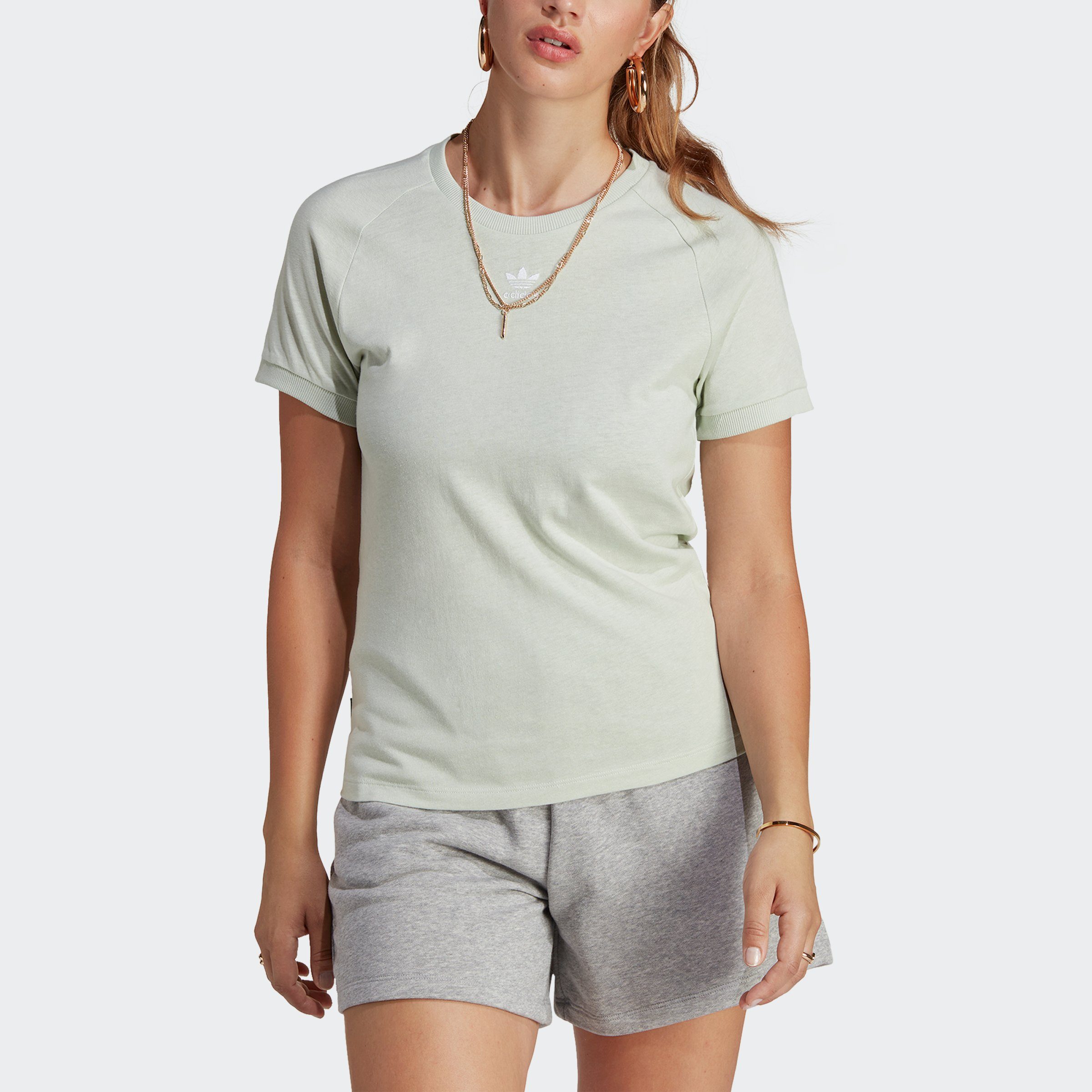 adidas Originals T-Shirt ESSENTIALS+ MADE WITH HEMP Linen Green