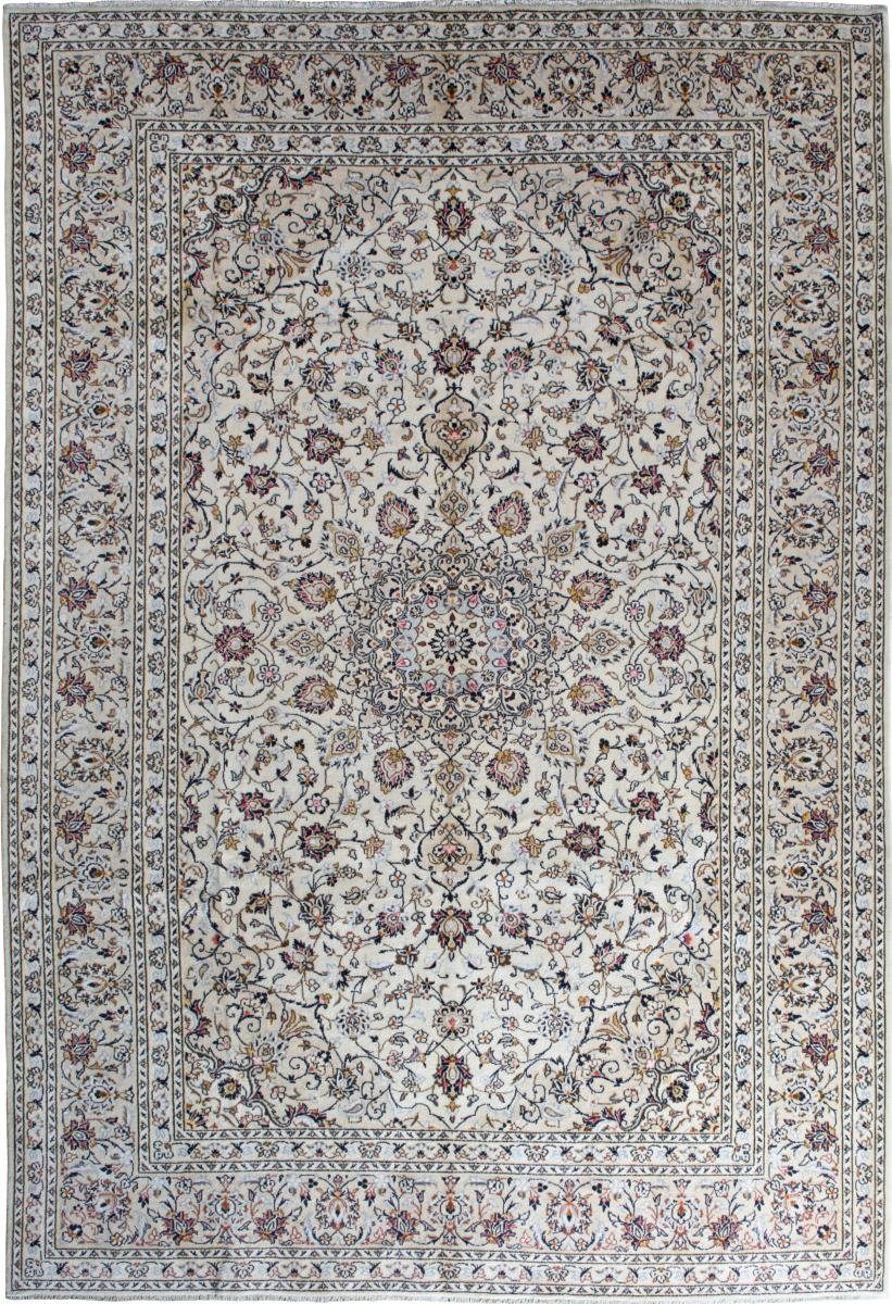 Orientteppich Keshan 246x366 Handgeknüpfter Orientteppich / Perserteppich, Nain Trading, rechteckig, Höhe: 12 mm