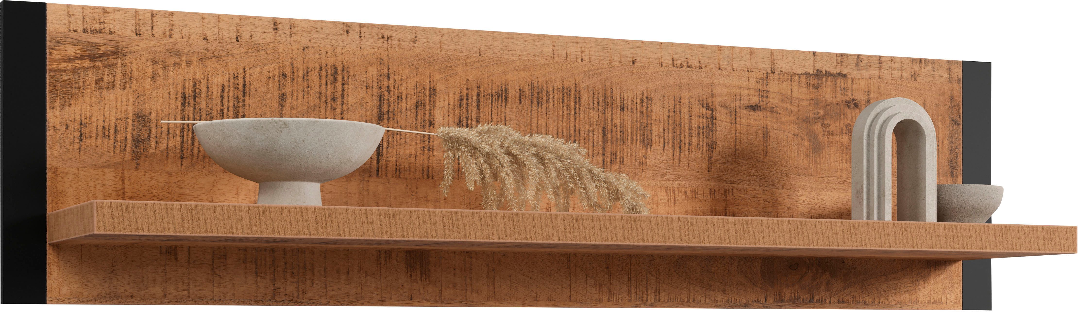 Home affaire Wandregal Elda, 1-tlg., Wandboard für Dein Wohnzimmer oder Flur – (B/T/H) 110/23/28 cm