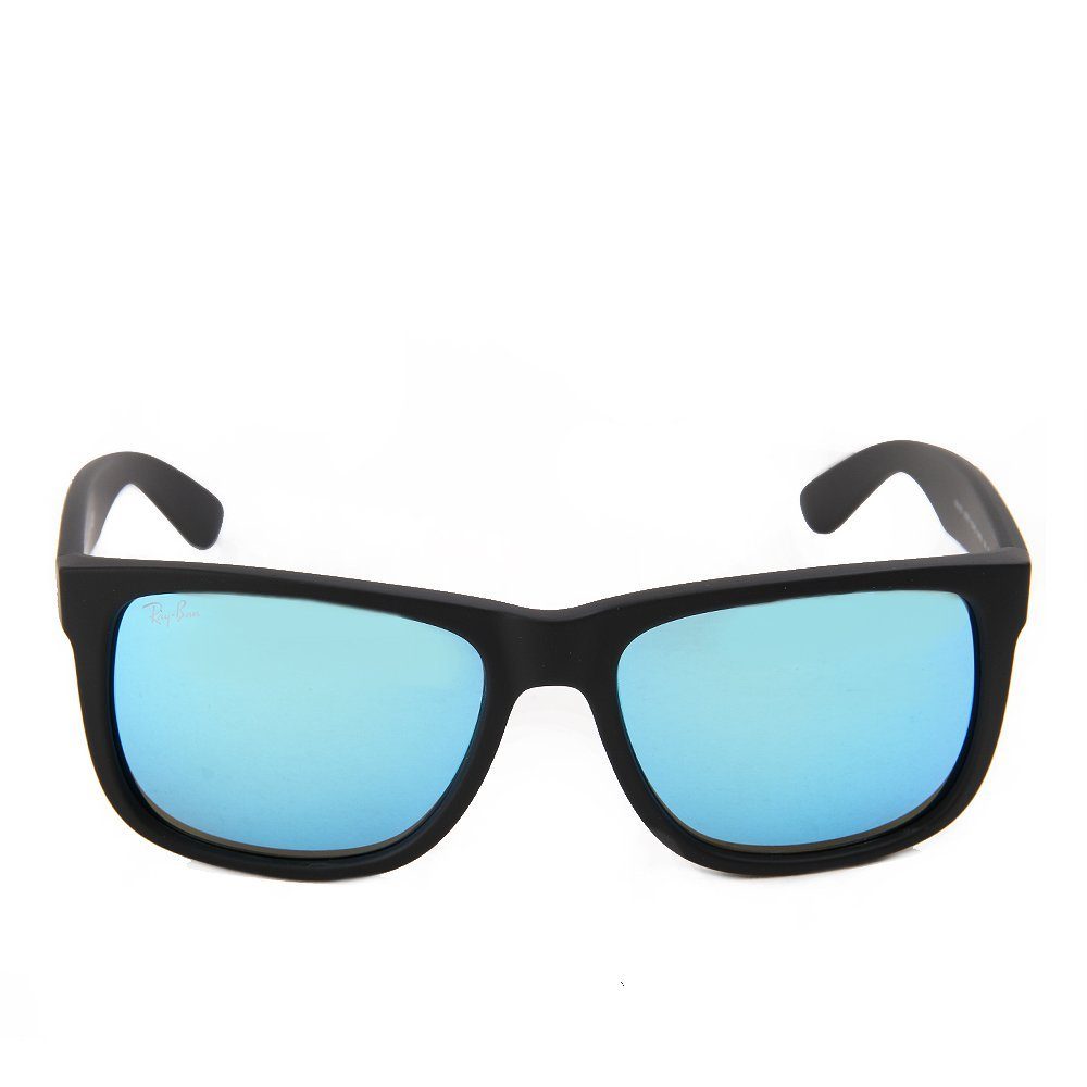 Ray-Ban Sonnenbrille Ray-Ban Justin RB4165 622/55 Matte Black Ice Blue günstig online kaufen