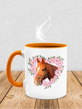 Shirtracer Tasse Pferd mit Herz, Keramik, Pferd