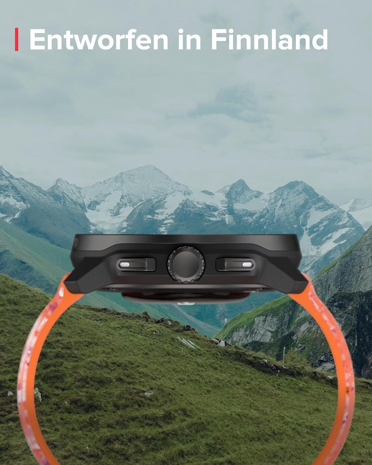 Suunto Smartwatch (3,3 cm, android ios), Multisport Smartwatch mit GPS AMOLED Display HRV und 95 Sportmodi