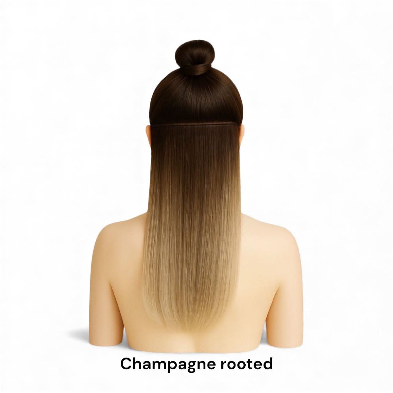 NOGI Echthaar-Extension NOGI True Glam Clip, Echthaar-Clip-In, 30 cm & 45 cm, für mehr Länge und volle Dichte