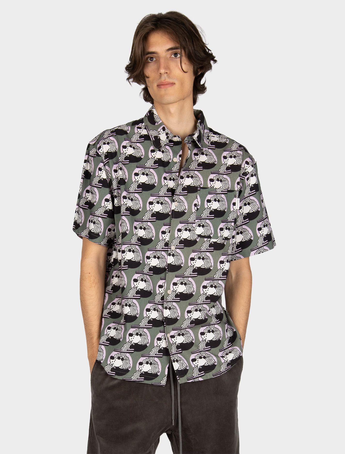 iriedaily Hawaiihemd Resorio Shirt - Hemd Herren - Kurzarmhemd - Freizeithemd gemustert