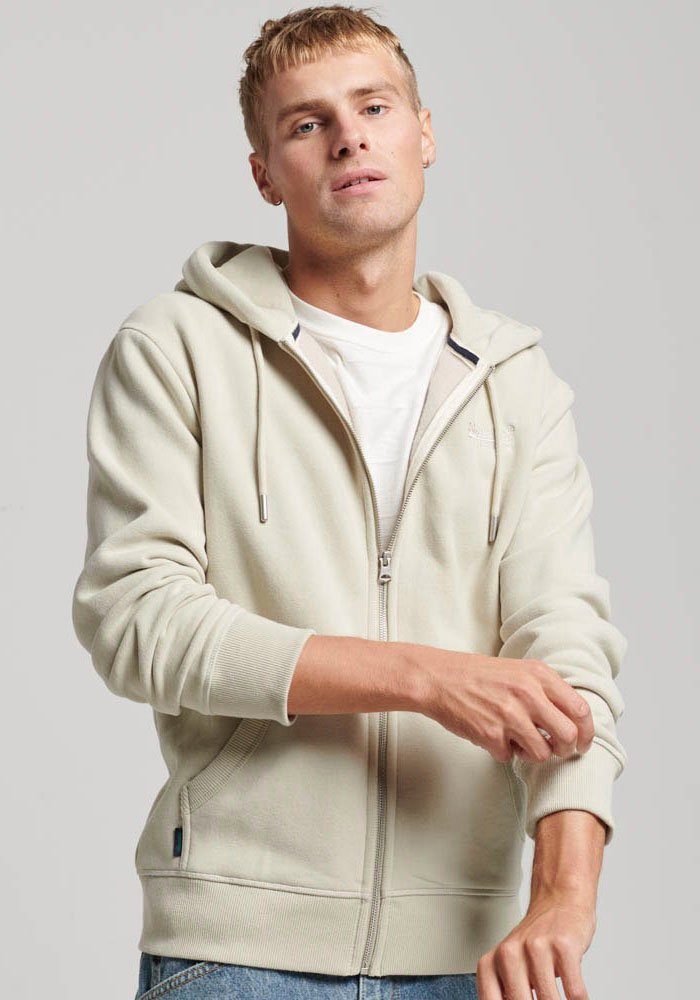 Superdry Kapuzensweatjacke ESSENTIAL LOGO ZIP HOODIE