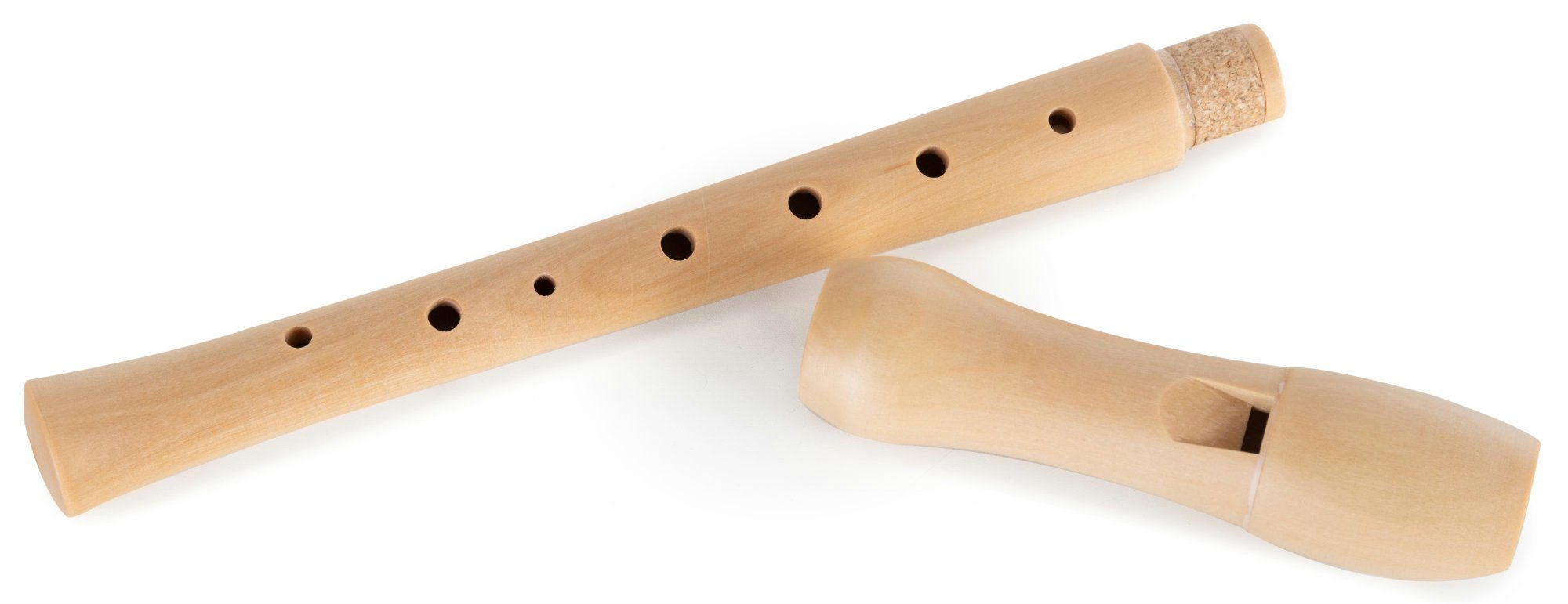 Classic Cantabile Blockflöte Stella aus edlem Ahorn C-Sopran Deutsch, Stella Set, Inklusive Grifftabelle, Etui, Korkfett & Wischerstab, 2-teilige Konstruktion