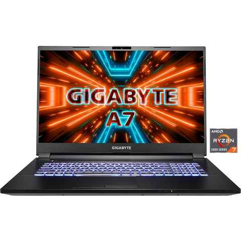Gigabyte A7 K1-BDE1130SD Notebook (43,94 cm/17,3 Zoll, AMD Ryzen 7 5800H, GeForce RTX 3060, 512 GB SSD)
