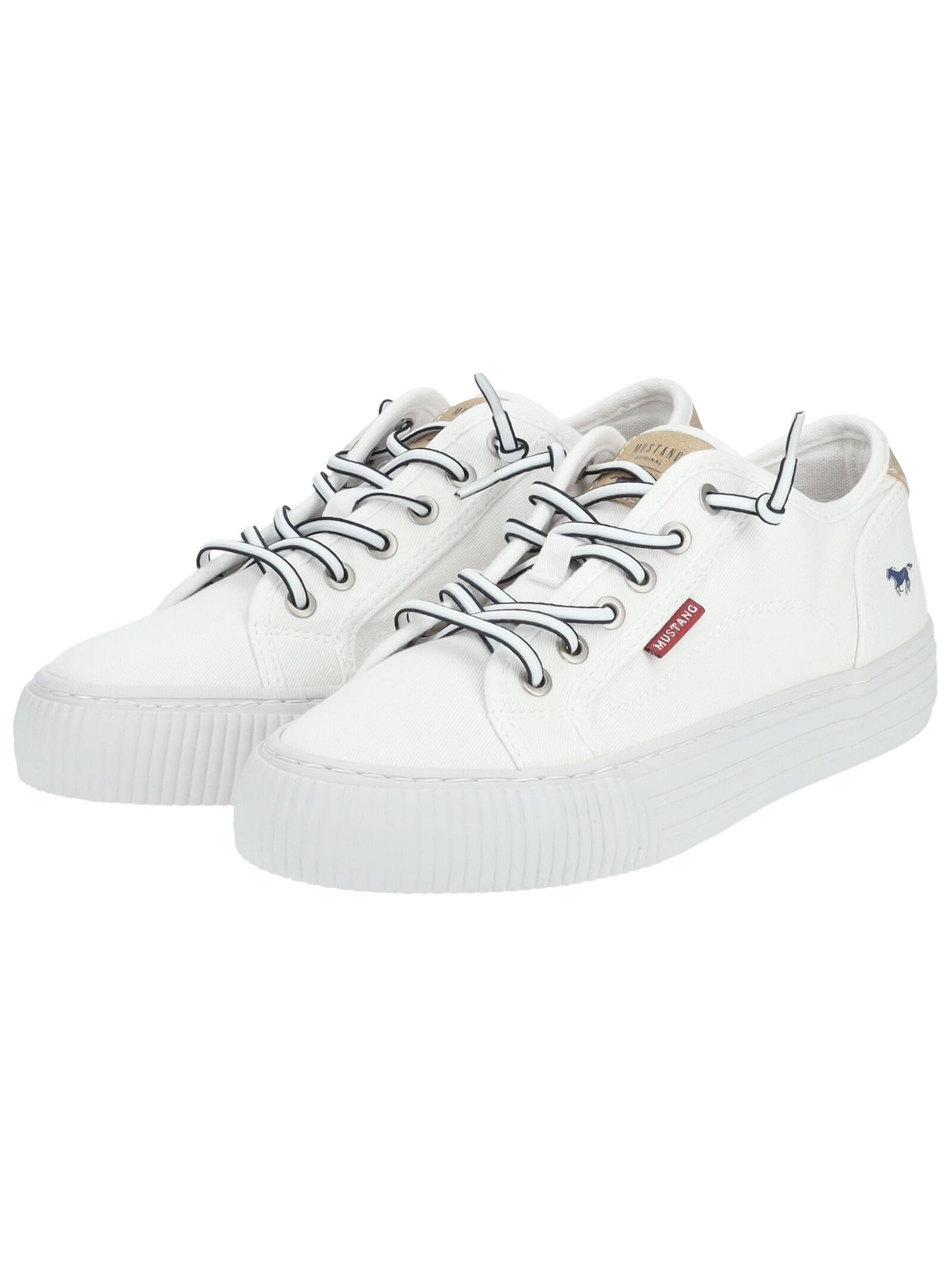 MUSTANG Sneaker Lederimitat/Textil . Sneaker (1-tlg)
