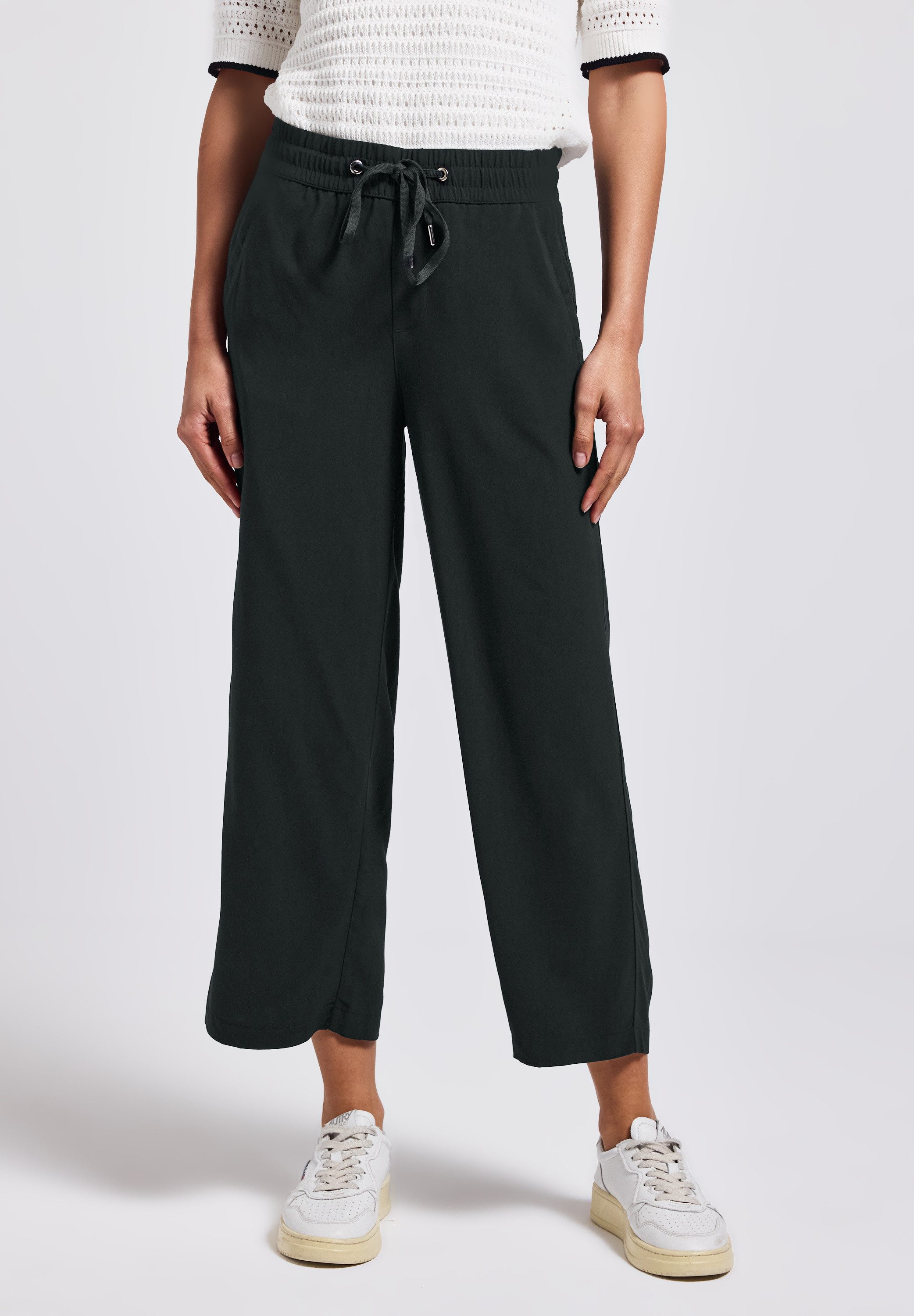 STREET ONE Stoffhose "Style Emee", Sommerhose mit elastischem Bund mit Tunn günstig online kaufen