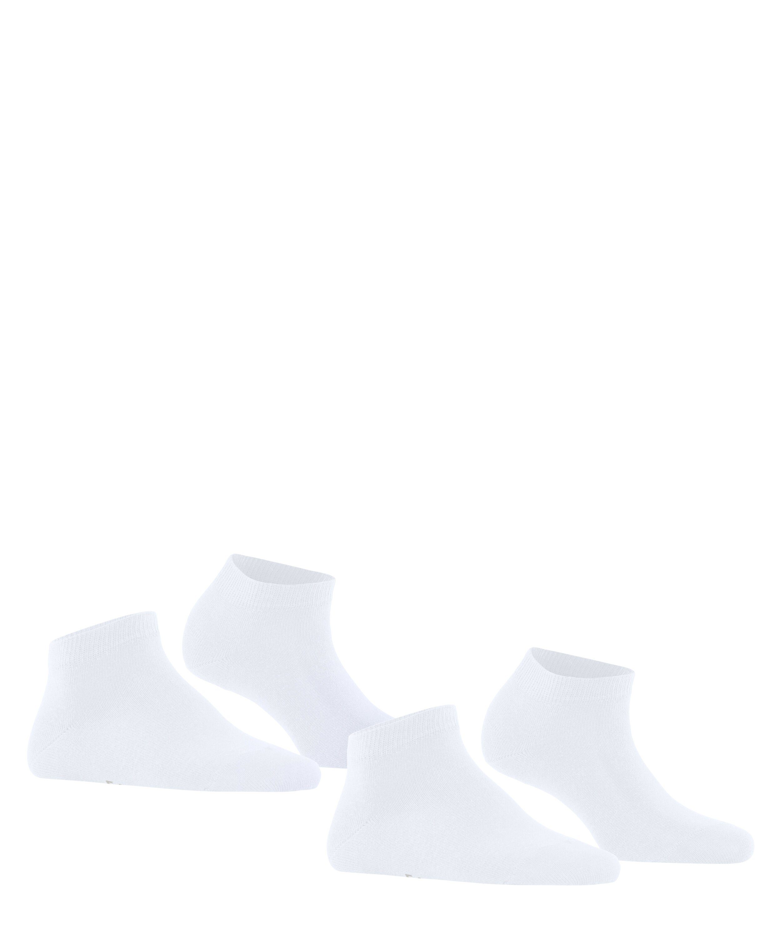 FALKE Sneakersocken Happy 2-Pack (2-Paar) Set aus 2 Paar Baumwollsneakern