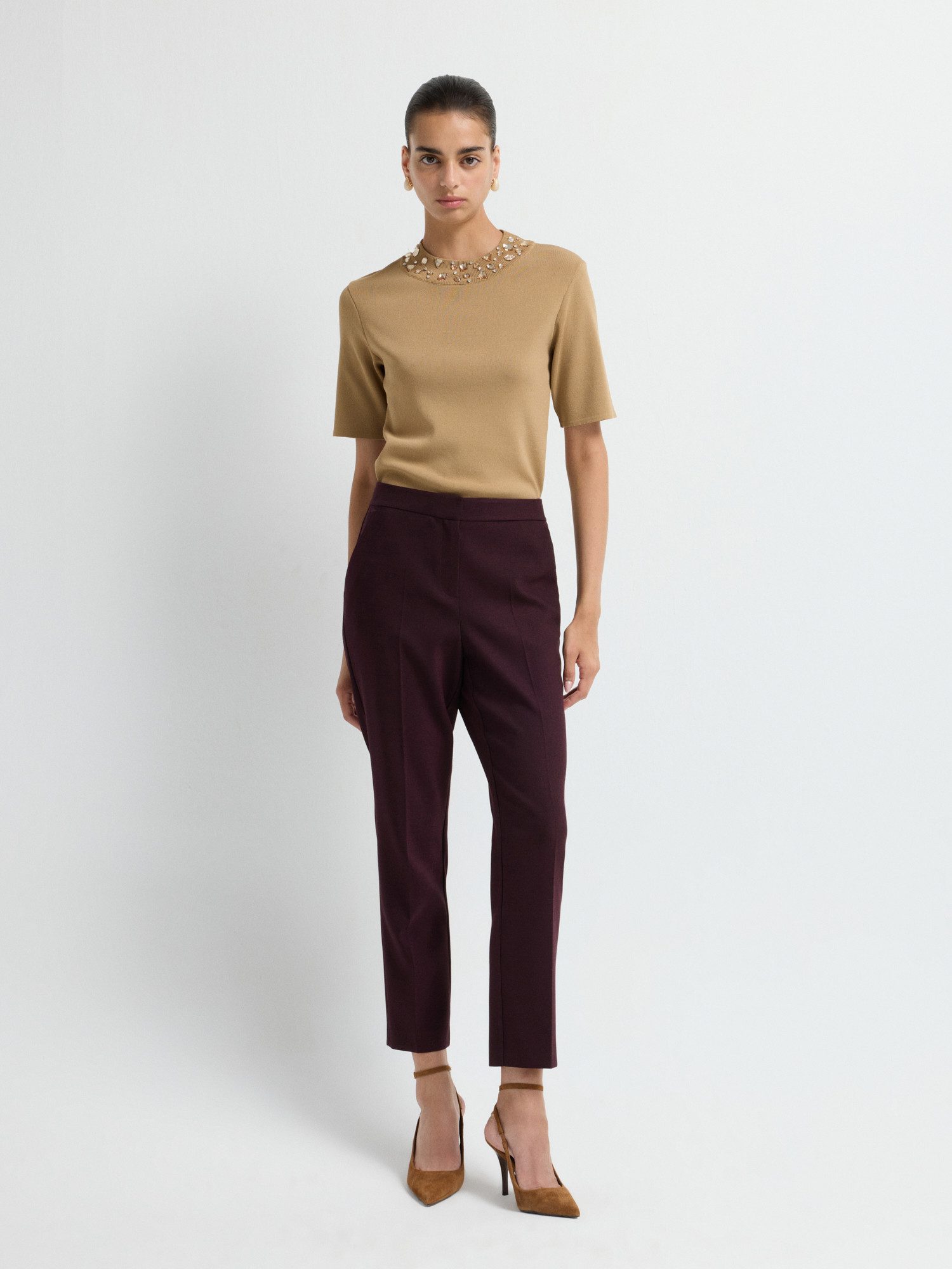 adL Stoffhose Zigarettenhose für Damen