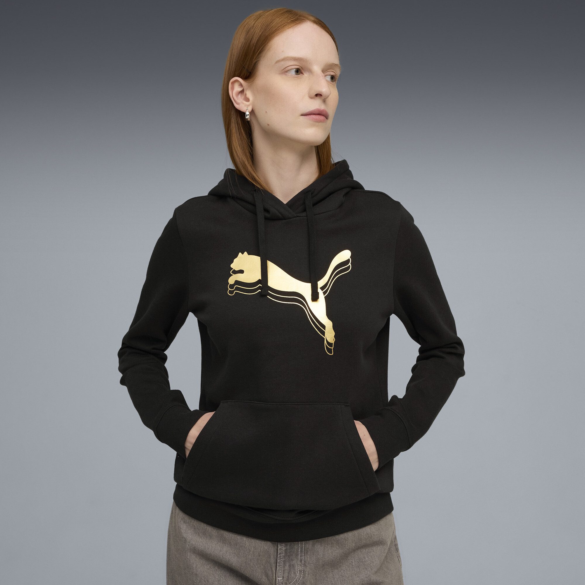 PUMA Hoodie ESS METALLIC Hoodie Damen günstig online kaufen