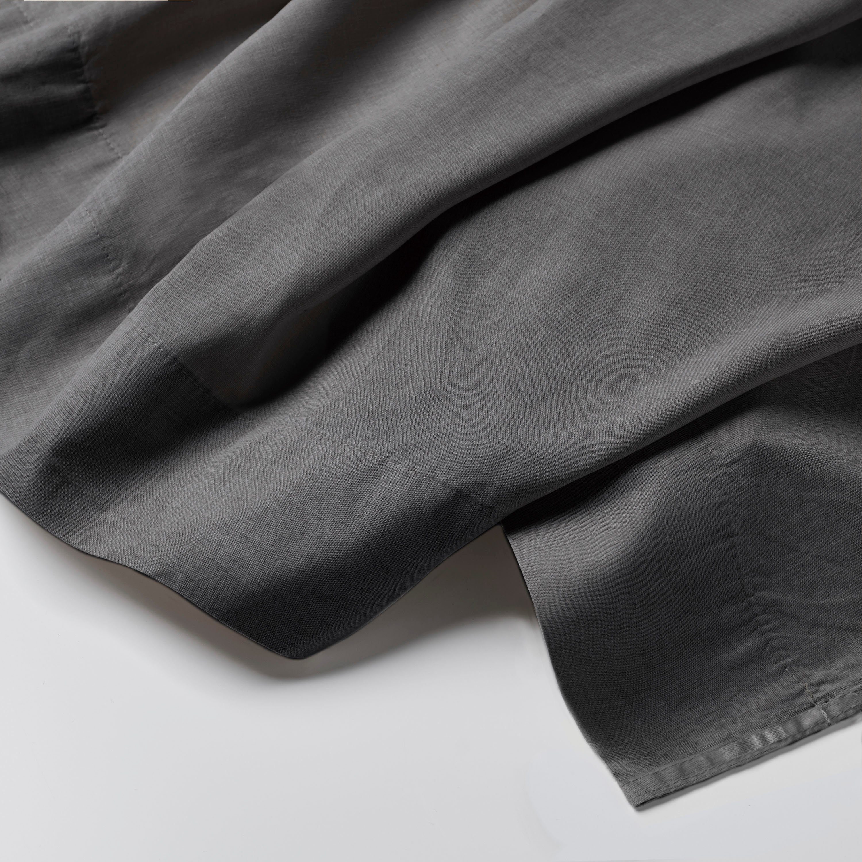 Primera Vorhang Stone-Washed (1 St), Schlaufen, blickdicht, Organza, einzigartige Waschung mit praktischen Stoffschlaufen zum Aufhängen