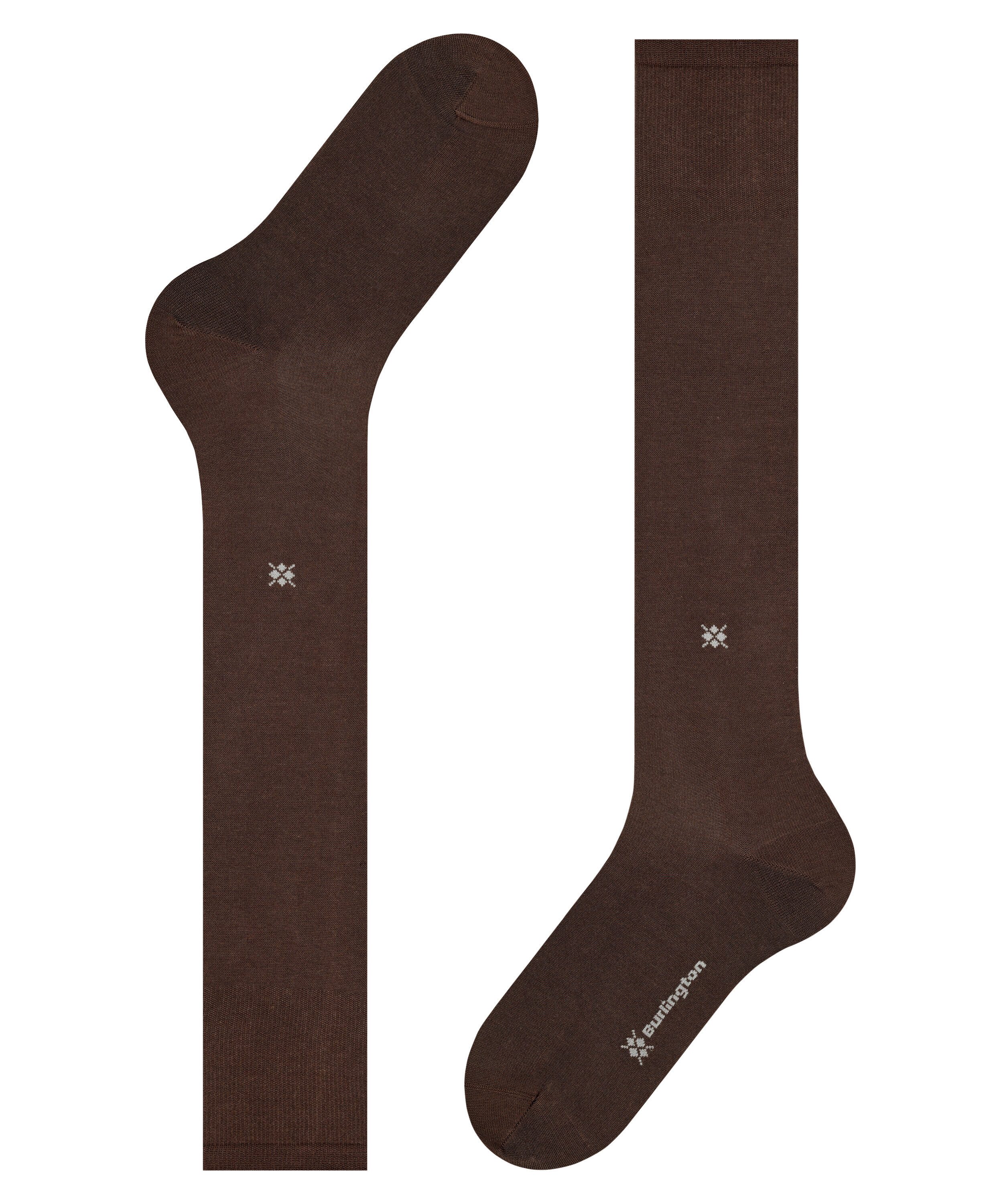 Burlington Kniestrümpfe Dublin (1-Paar) mit feiner Baumwolle