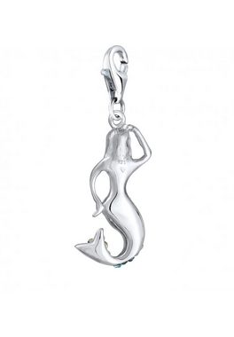 Nenalina Charm-Einhänger Meerjungfrau Kristalle 925 Silber