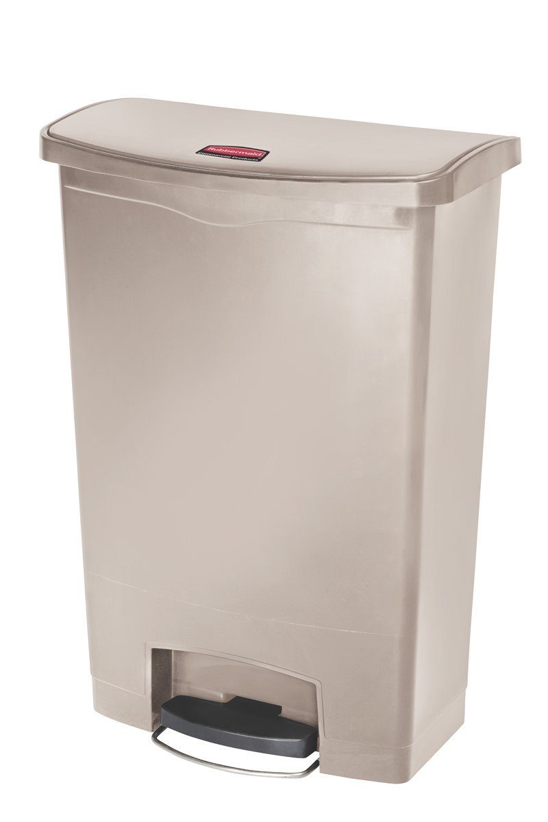 Rubbermaid Mülltrennsystem Rubbermaid Slim Jim® Step-On-Tretabfallbehälter, 90 l, Kunststoff