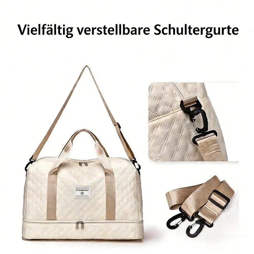 inschimmer Reisetasche Fitnesstasche Handgepäck Tasche Wasserdichte für Flugzeug Reisen Gym