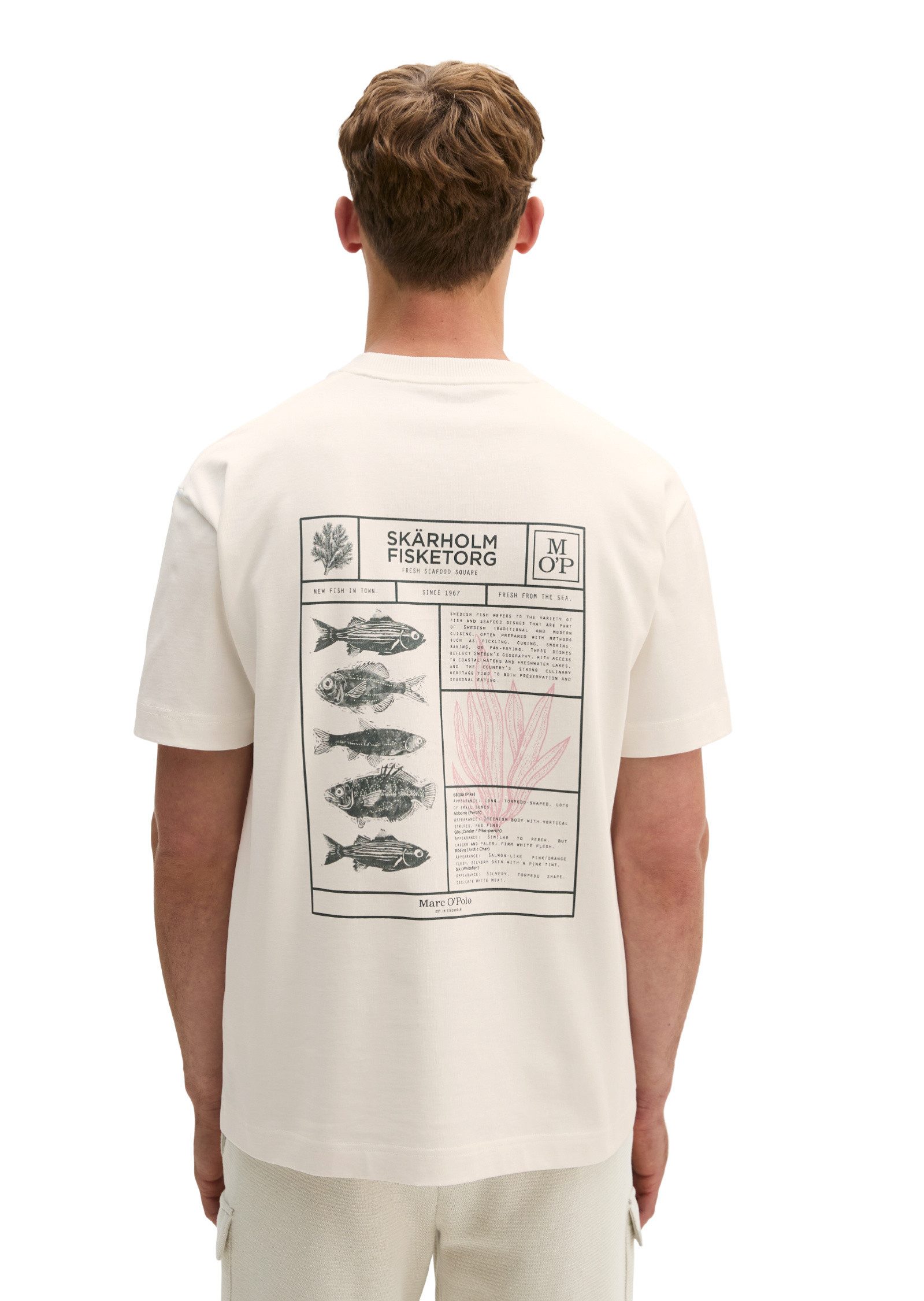 Marc O'Polo T-Shirt mit maritimer Rückenprint