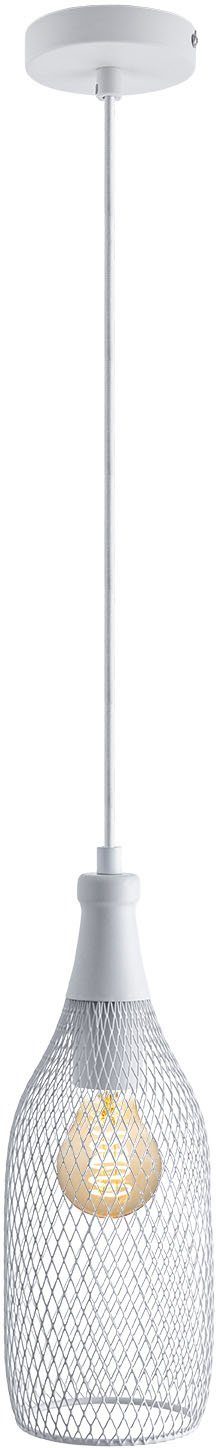 Paco Home Pendelleuchte DESMOND, ohne Leuchtmittel, Hängelampe Esszimmer Esstischlampe Metall 1,5m Textilkabel Kürzbar