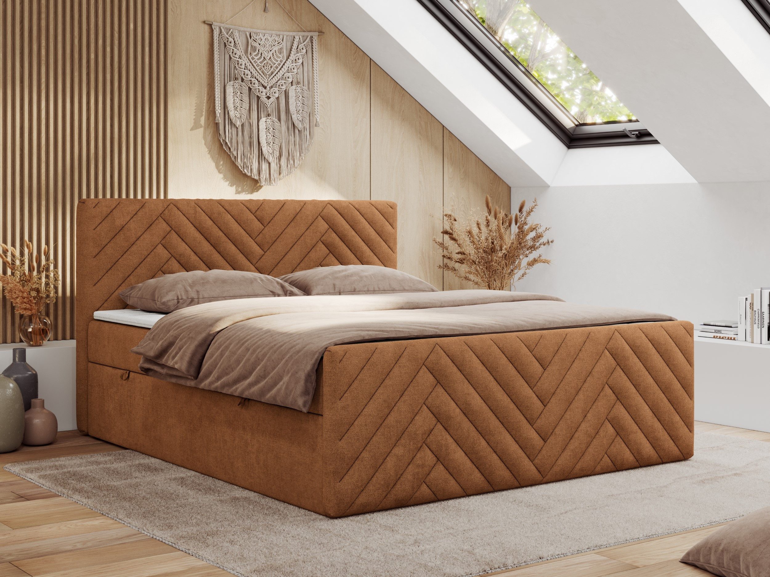 MKS MÖBEL Boxspringbett PARIS DUO (Packung, günstig online kaufen