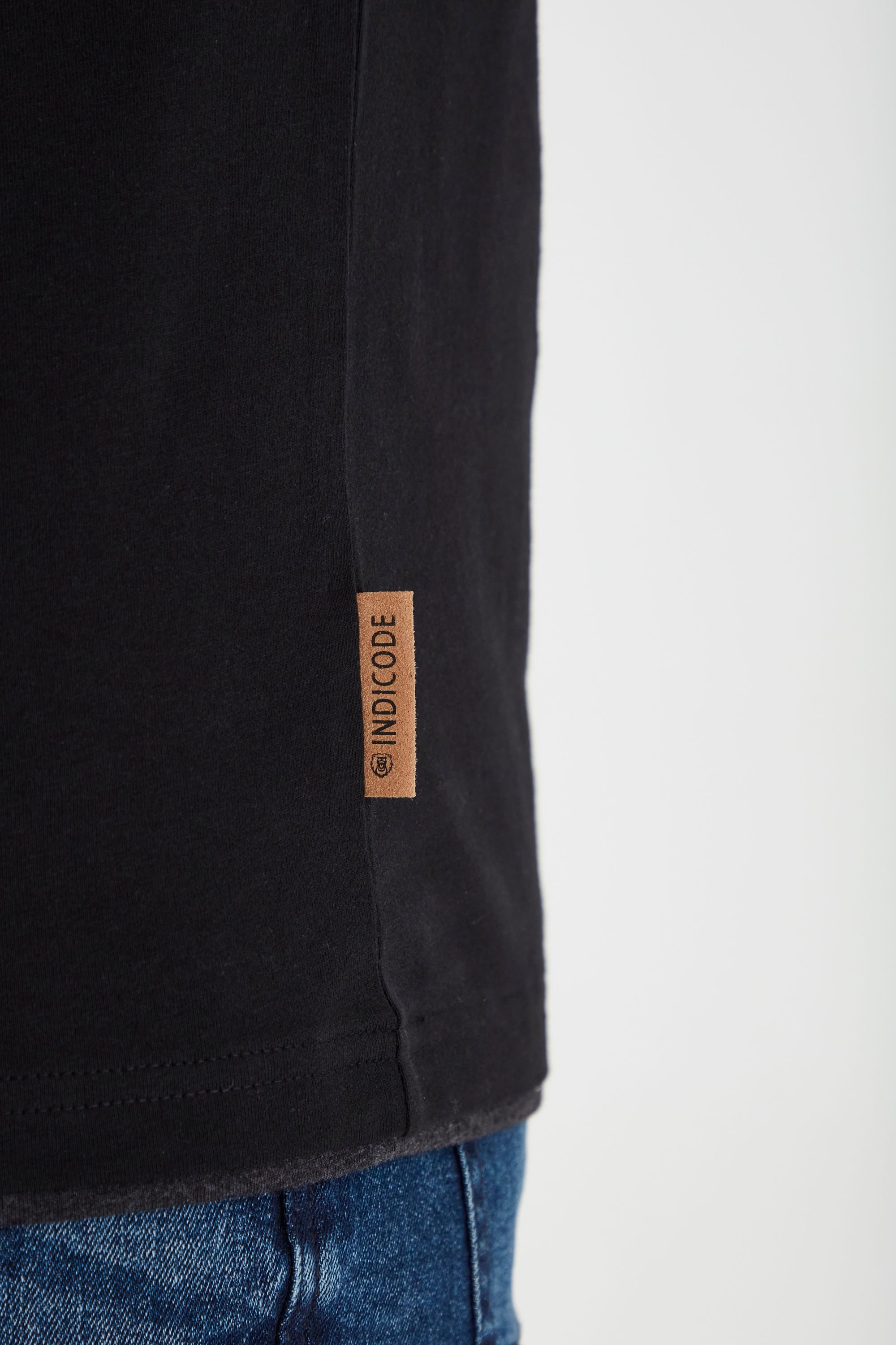 Indicode Layershirt IDTony Kurzarmshirt mit Knopfleiste