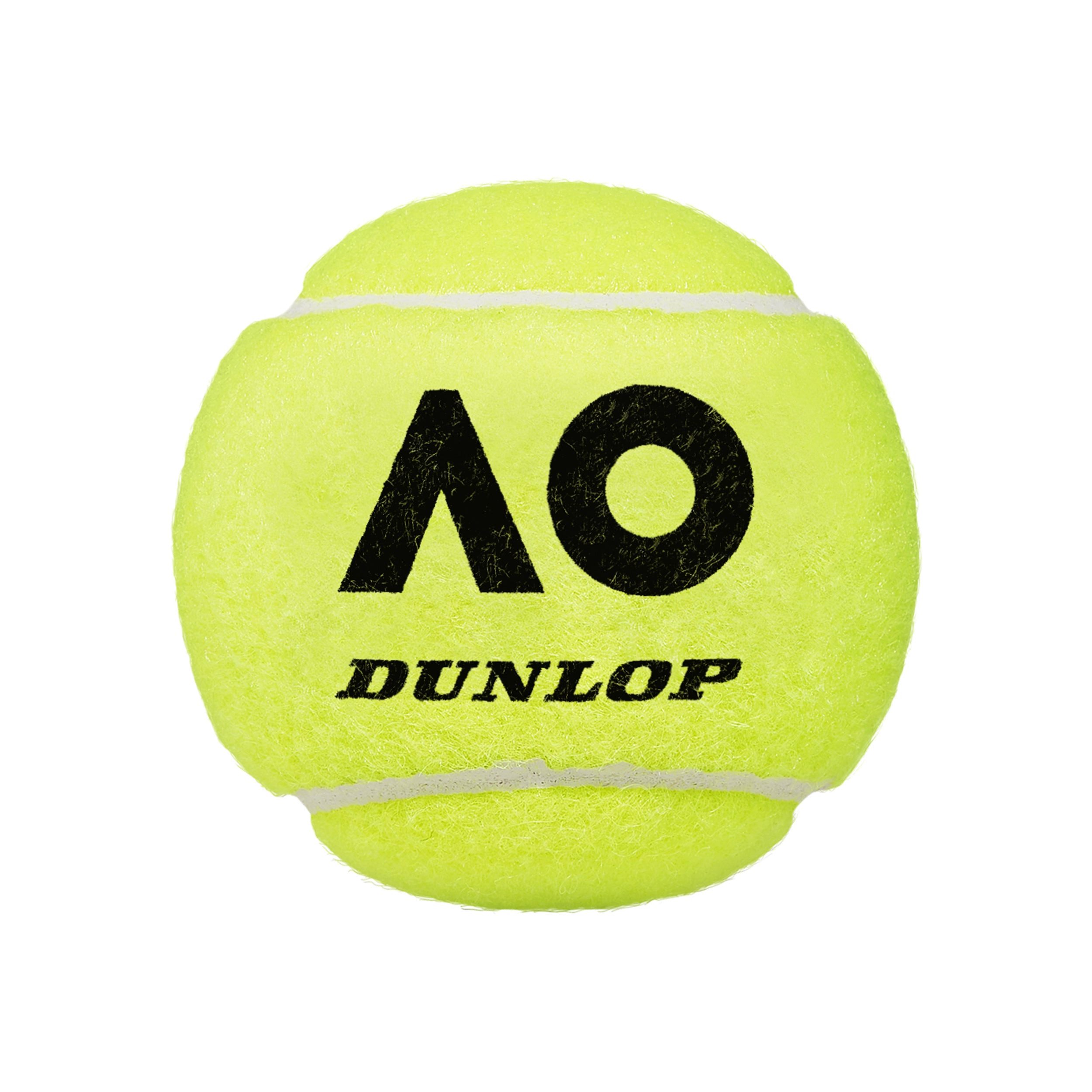 Dunlop Tennisball Australian Open - 8 Tennisbälle - Innendruckball - (2x 4er Dose)