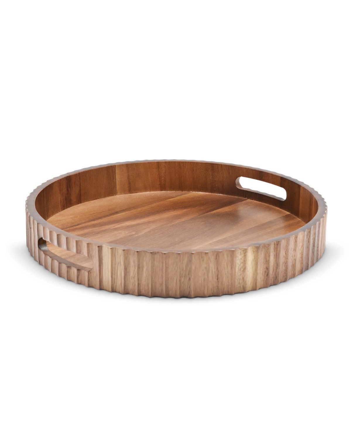 Livenza Servierplatte Akazienholz Linea Tablett 35.5×5cm, Akazienholz, (1-tlg)