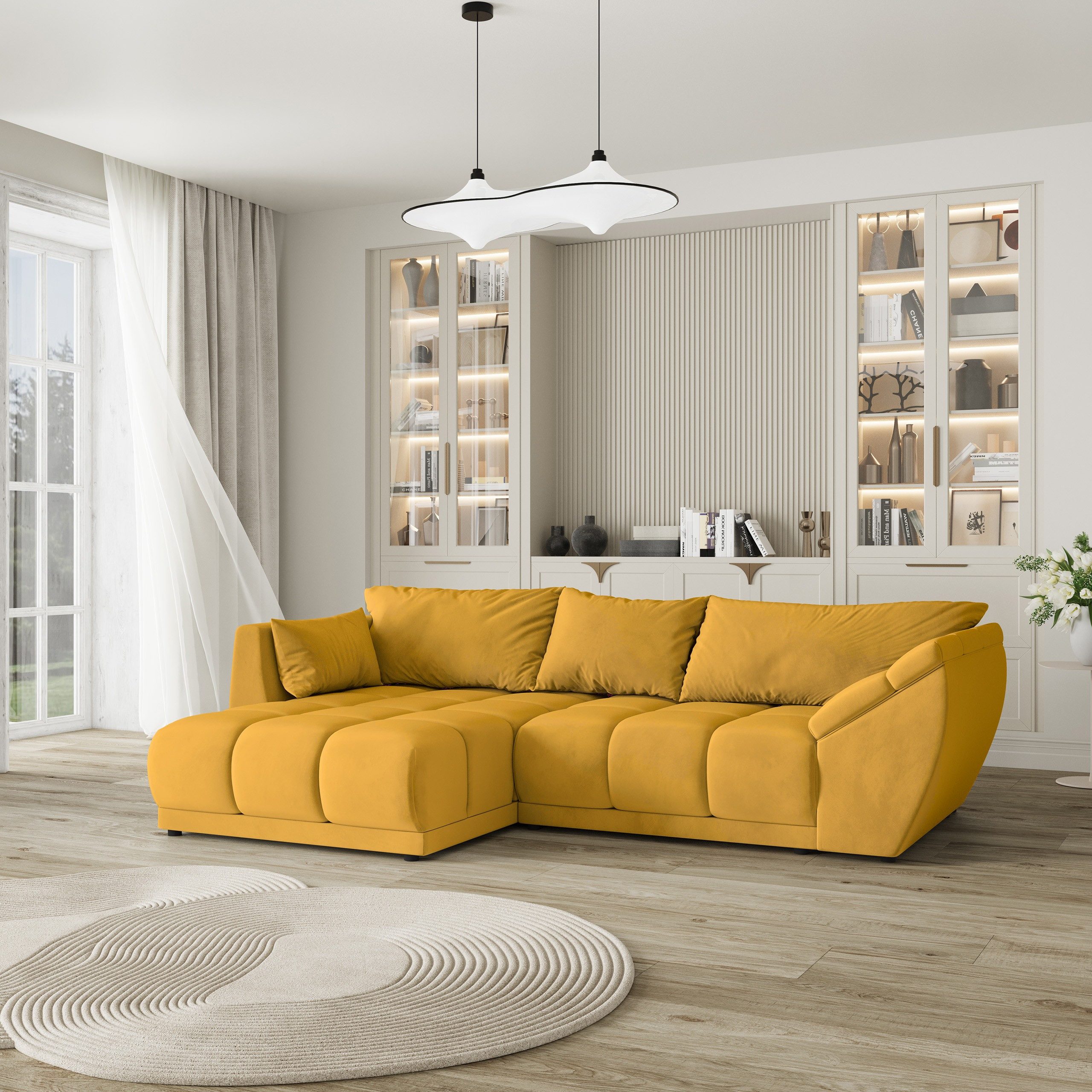 Masseno Ecksofa ORENTI mit Schlaffunktion L-Form, günstig online kaufen