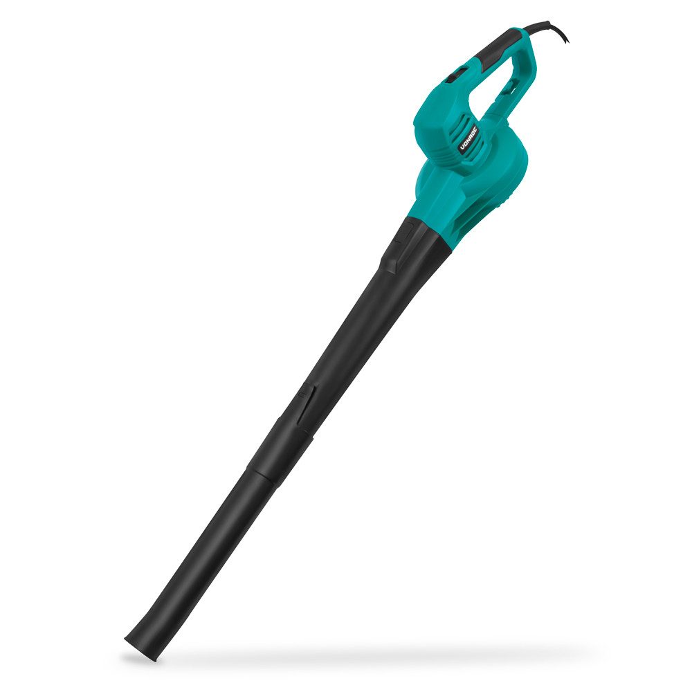 VONROC Elektro-Laubbläser Elektro 650W - 2 Geschwindigkeiten 120 km/h - 190 km/h, 10.000/min - 13.000/min - Luftvolumen 3m³/min