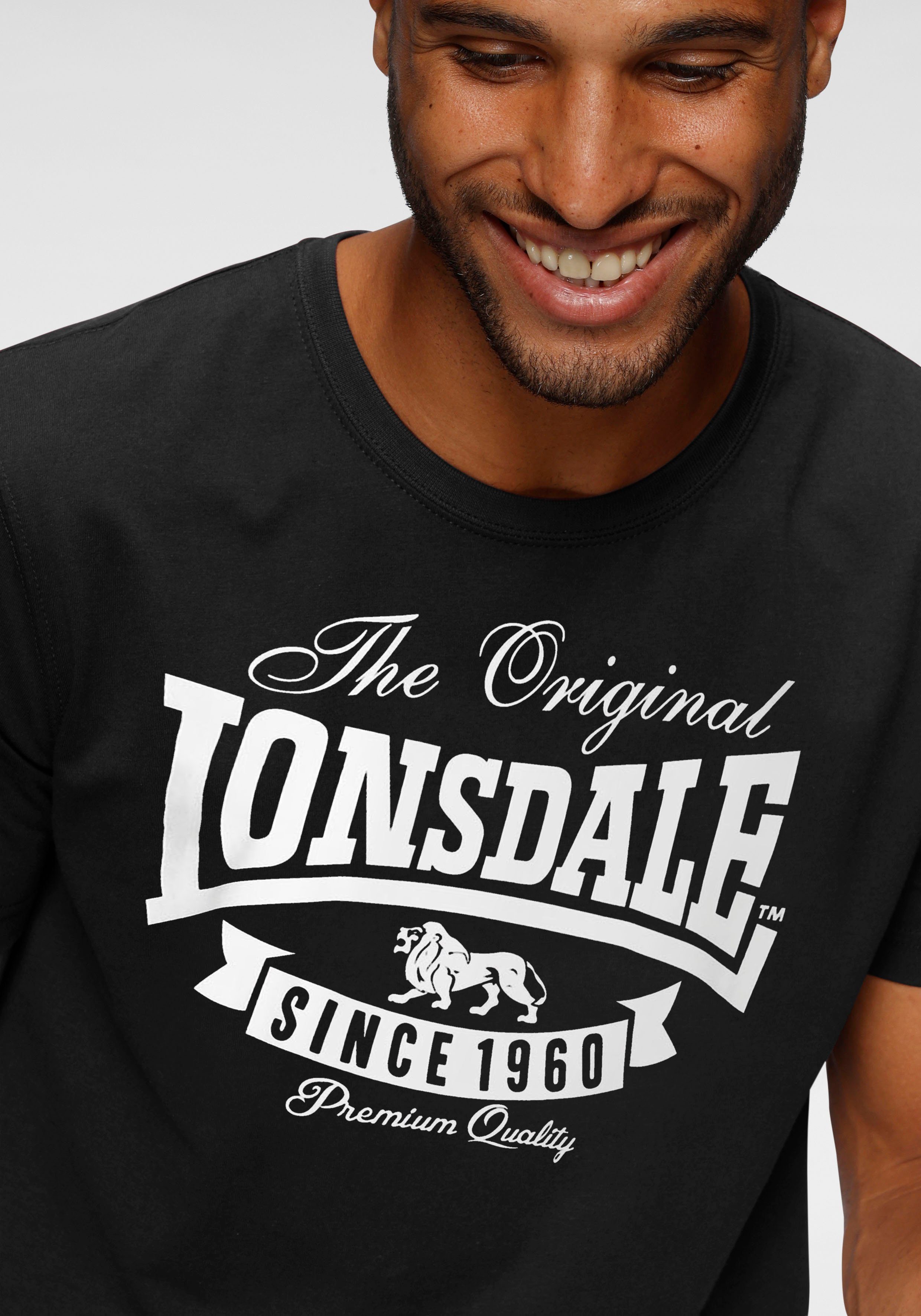 Lonsdale T-Shirt SUSSEX-TORBAY (Packung, 2-tlg., 2er-Pack)