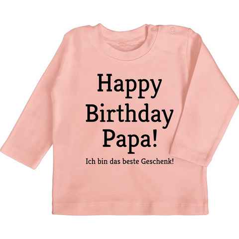 Shirtracer T-Shirt Happy Birthday Papa! Ich bin das Geschenk! Event Geschenke Baby