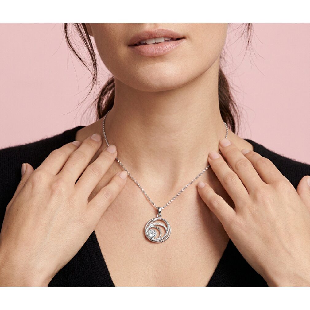 Oliver Weber Kette mit Einhänger Necklace with Crystals Orbit 11953