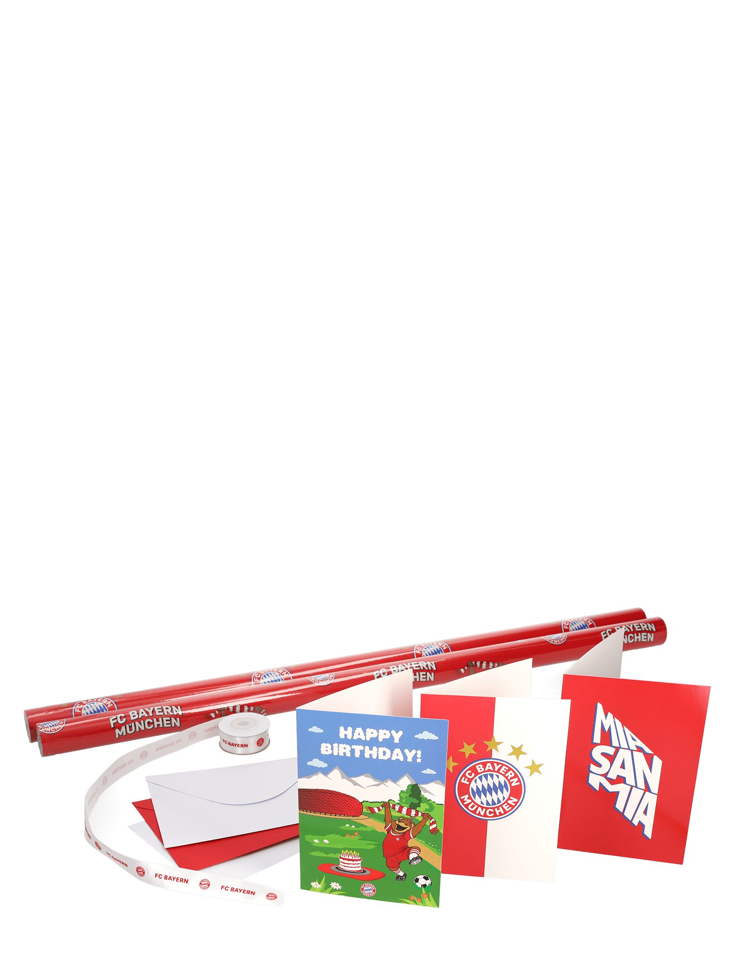 FC Bayern München Geschenkpapier FC Bayern München Geschenkset 6-teilig