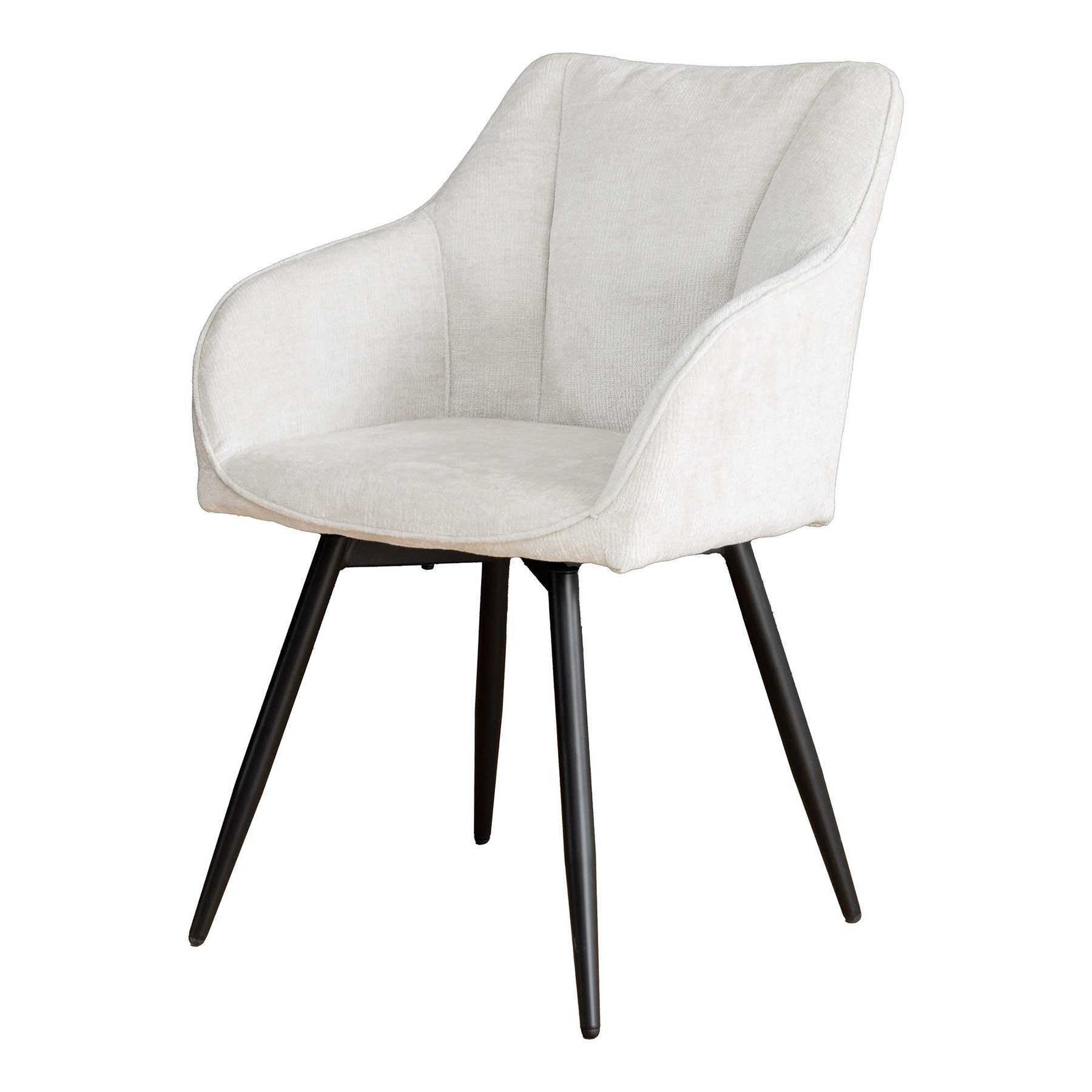 riess-ambiente Esszimmerstuhl AVIGNON beige / schwarz günstig online kaufen