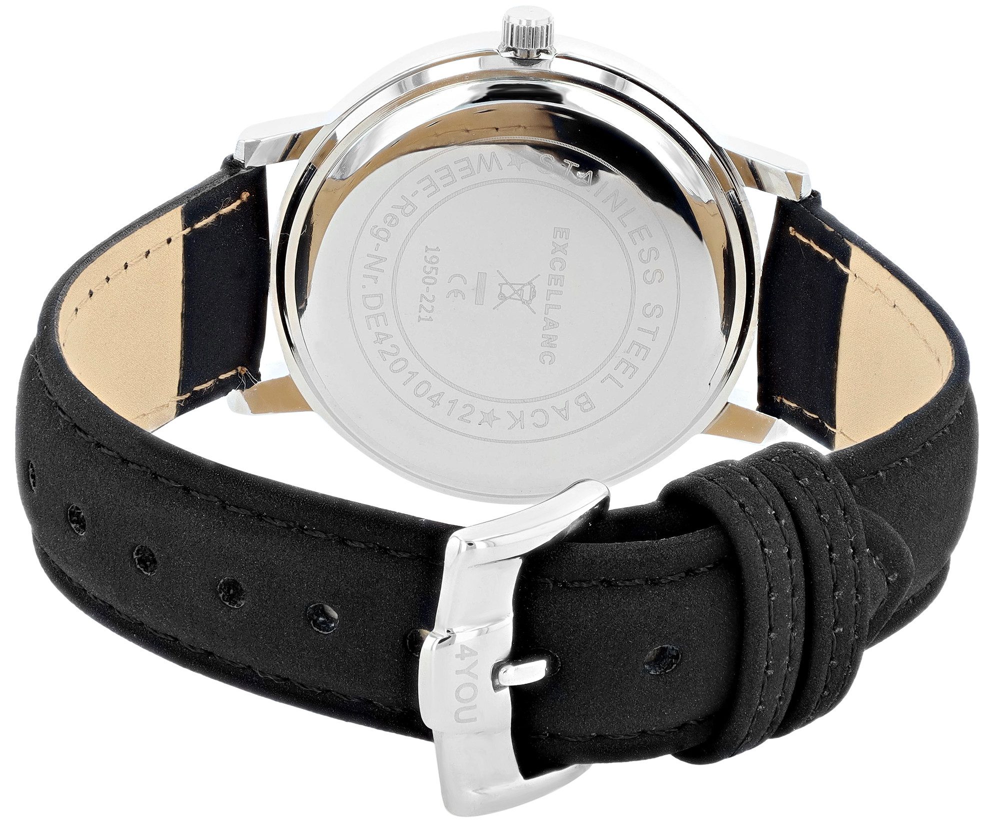 EXCELLANC Quarzuhr 1900317 elegante Armbanduhr, Similibesatz, D: 38 mm, Ges günstig online kaufen