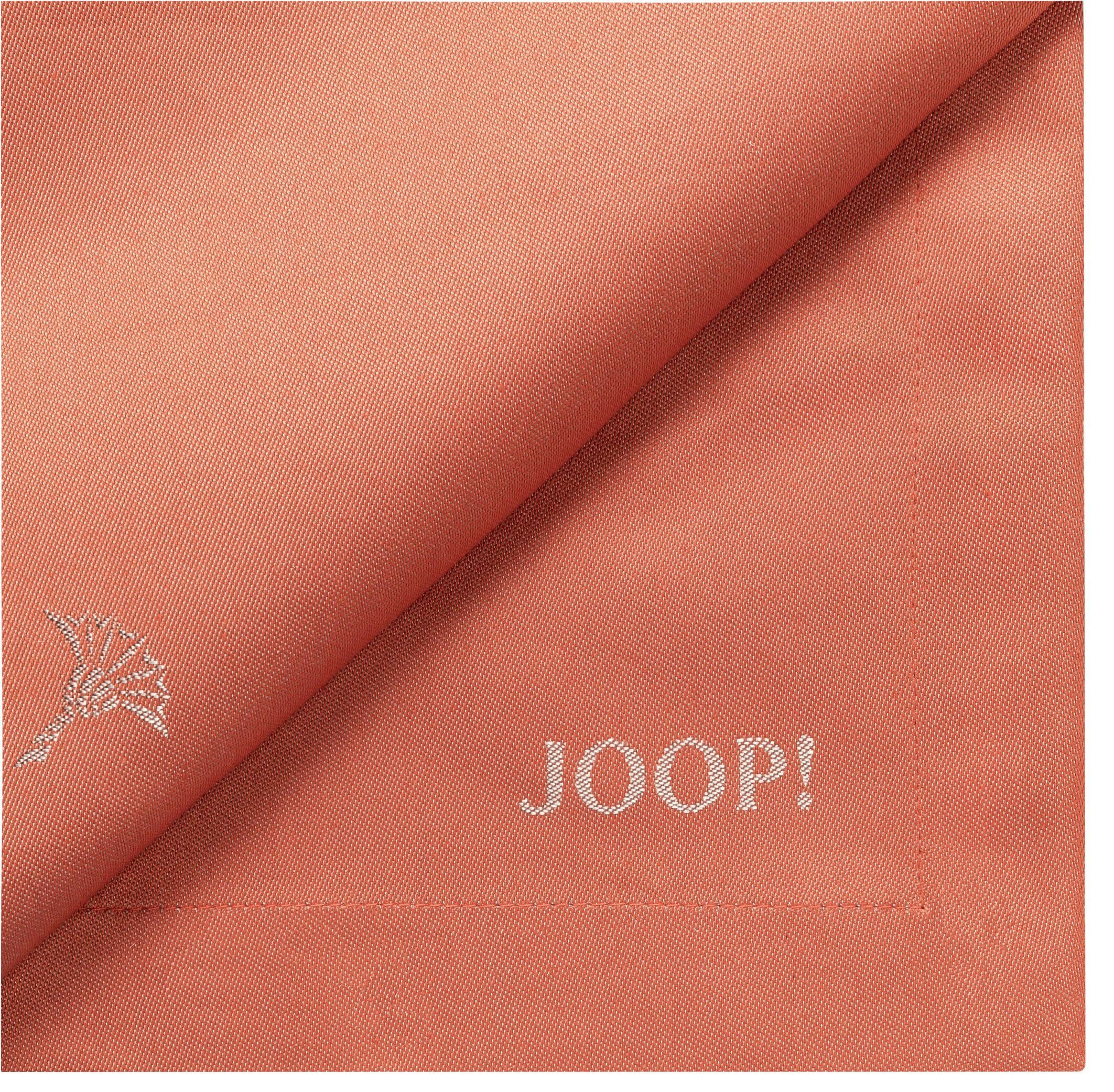 Kornblumen-Verlauf Joop!, gefertigt Jacquard-Gewebe (Set, 2-St), apricot mit FADED aus CORNFLOWER, Platzset,