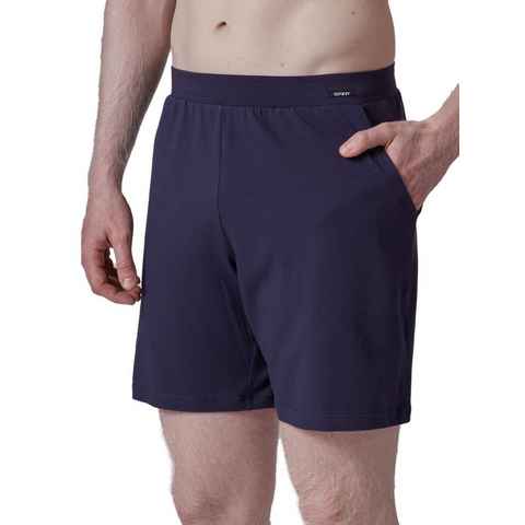 Skiny Loungehose Herren Hose kurz Night In Mix & Match (Stück, 1-tlg) gerader Beinausschnitt