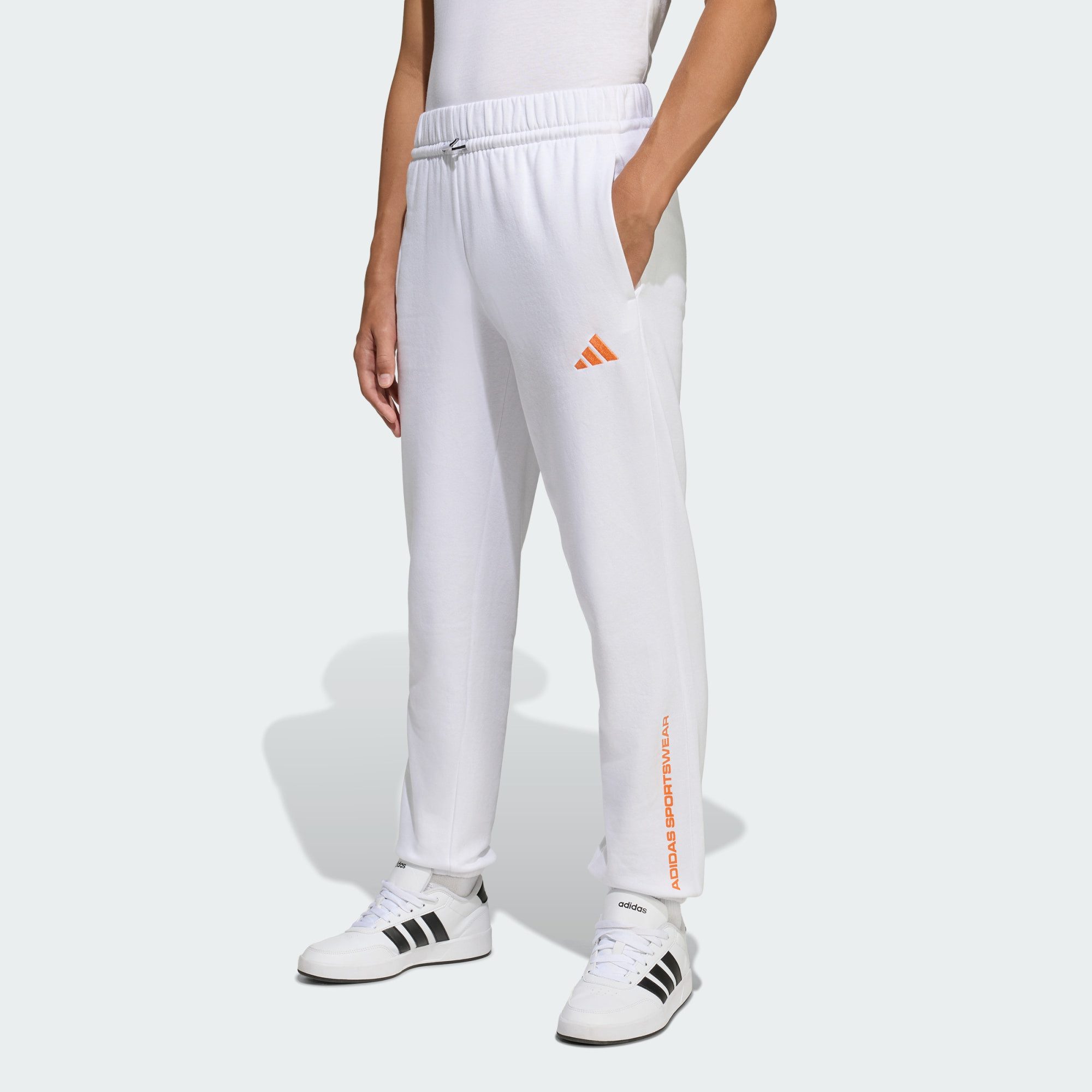 adidas Sportswear Fleecehose ADIDAS SLOGAN FLEECE-HOSE (1-tlg)