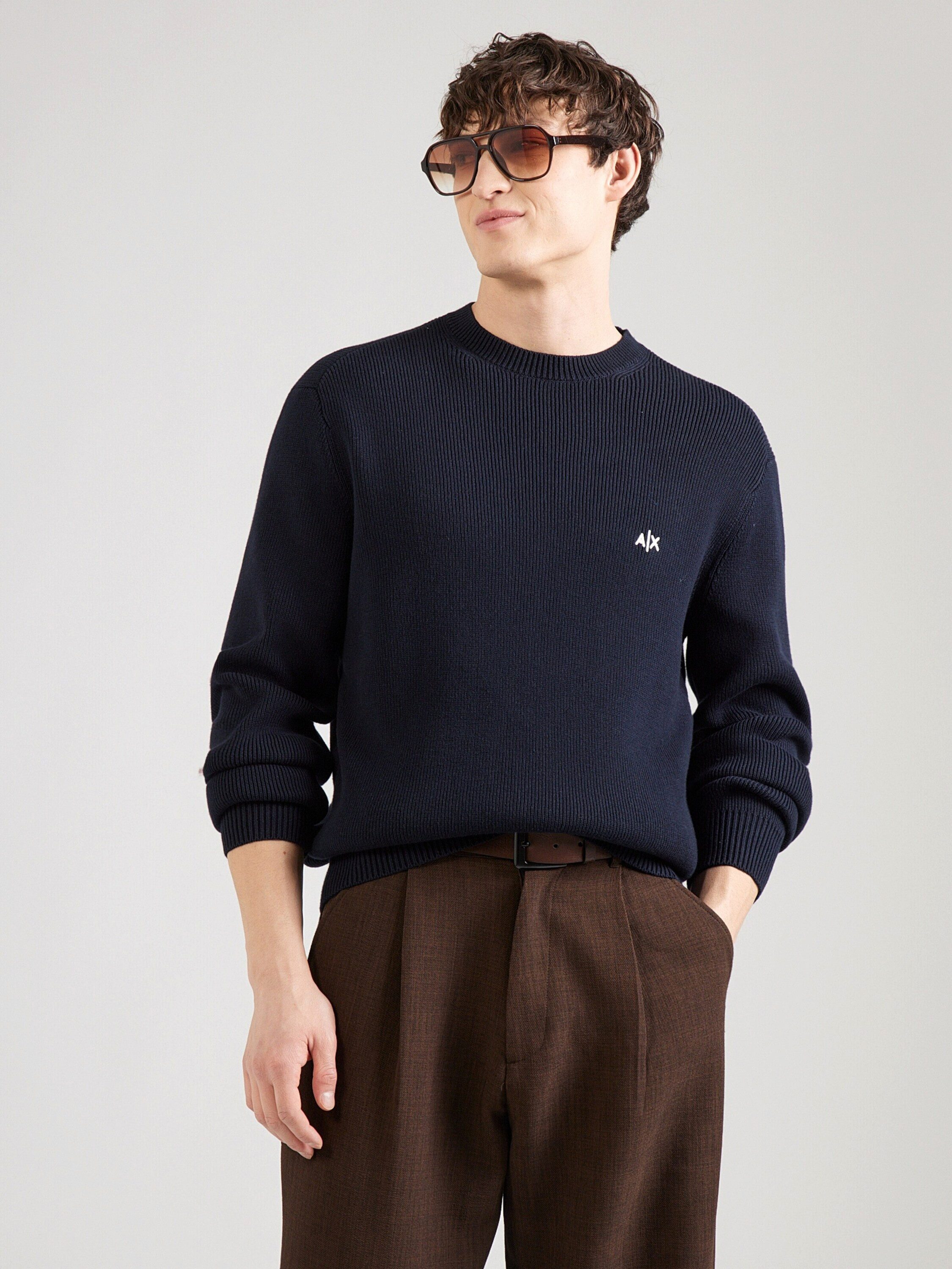 ARMANI EXCHANGE Rundhalspullover (1-tlg)