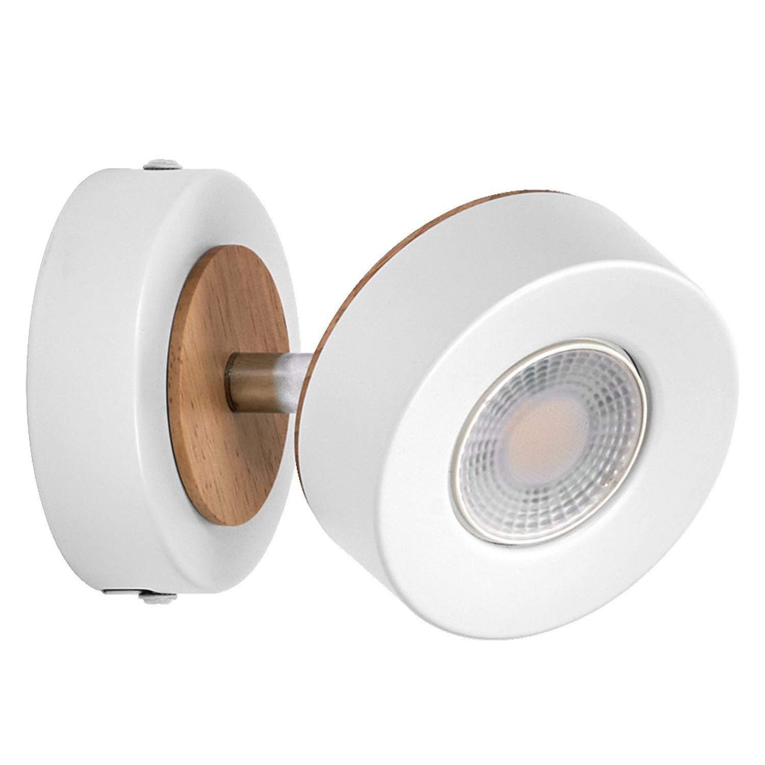 Licht-Erlebnisse Wandstrahler ELUNIS, LED fest integriert, Warmweiß, LED verstellbar 3000 K 300 lm Modern