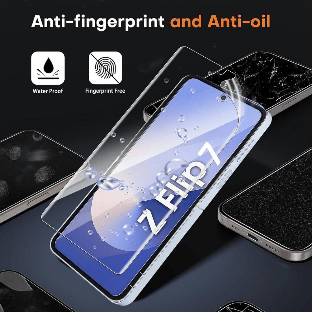 SmartUP Displayschutzglas 2X Schutzglas für Samsung Galaxy Z Flip 7 5G Kamera Display Glasfolie für Samsung Galaxy Z Flip 7 5G, Kamera- und Displayschutz – Bild 2 von 5