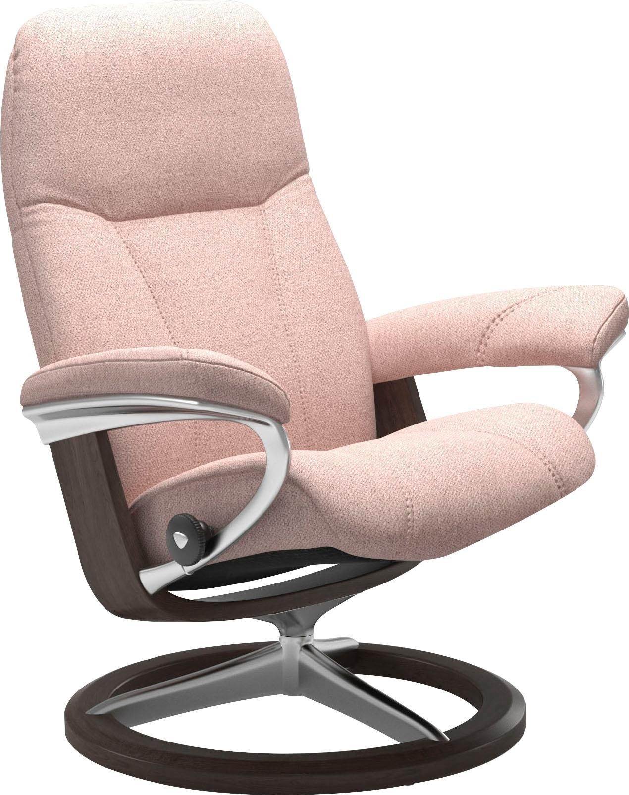 Stressless® Relaxsessel Consul, mit Signature S, Gestell Base, Größe Wenge