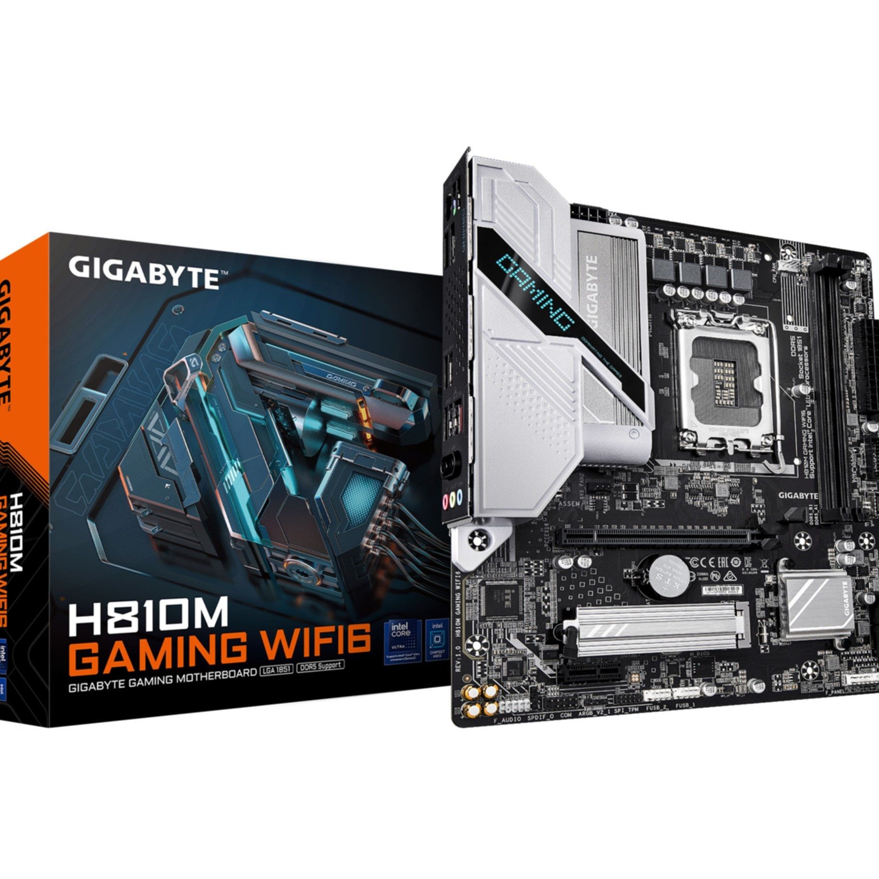 Gigabyte H810M GAMING WIFI6 Mainboard – Intel Core Ultra Mainboard