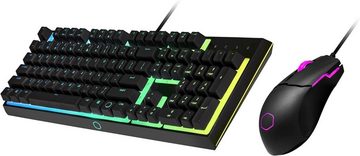 COOLER MASTER MS110 RGB- Kombination – Lineare mem-chanische Schalter Tastatur- und Maus-Set, Mit 26 Anti-Ghosting Tasten On-Board-Steuerung,mit 4 DPI-Einstellungen