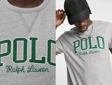 Ralph Lauren T-Shirt POLO RALPH LAUREN 90s Big Logo Retro Tee T-Shirt Shirt Classic Fit Pur