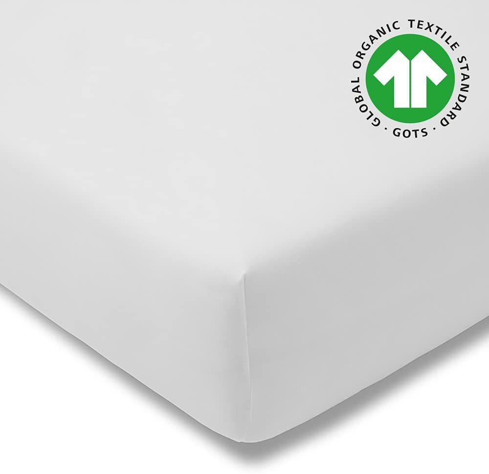 Estella Spannbettlaken natürlich BIO Feinjersey Spannbettlaken, BIO-Baumwolle, Gummizug: Gummizug
