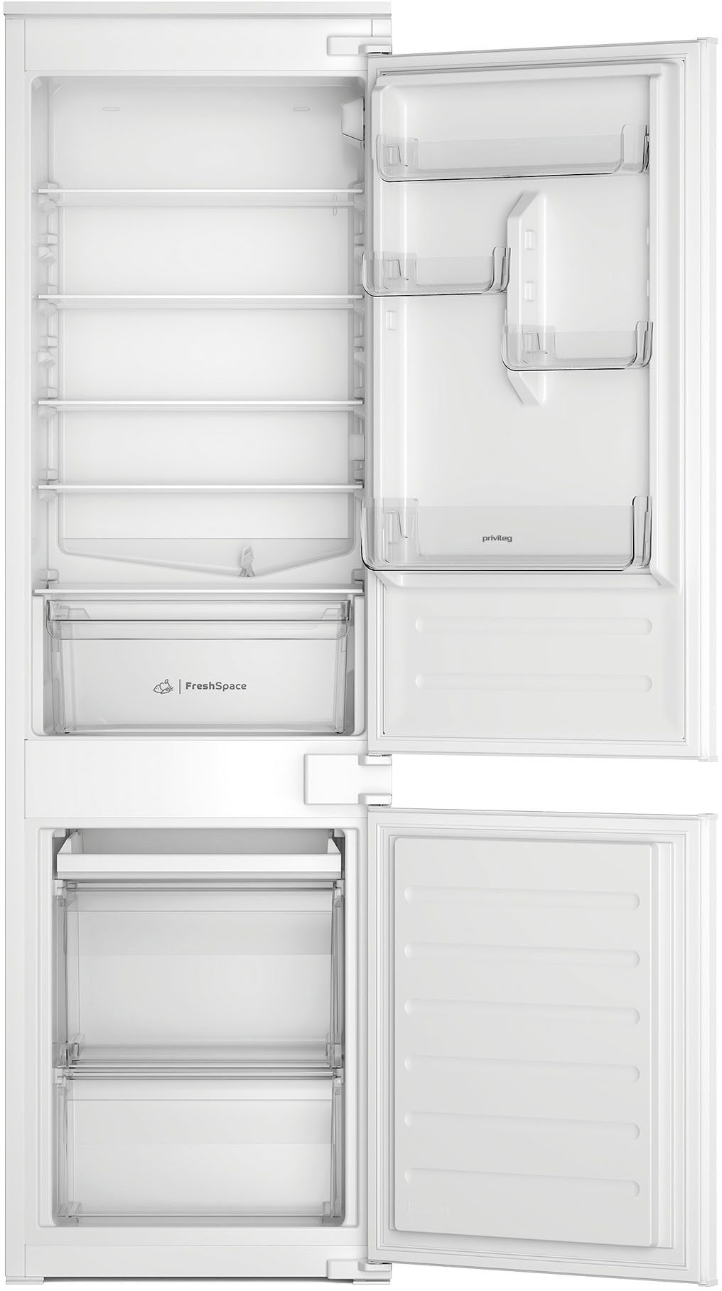 Privileg Einbaukühlgefrierkombination PCIL 178S12, 177 cm hoch, 54 cm breit, LessFrost